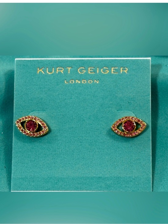 Kurt Geiger Jewelry - Kurt Geiger Pink Stud Earrings, NWT